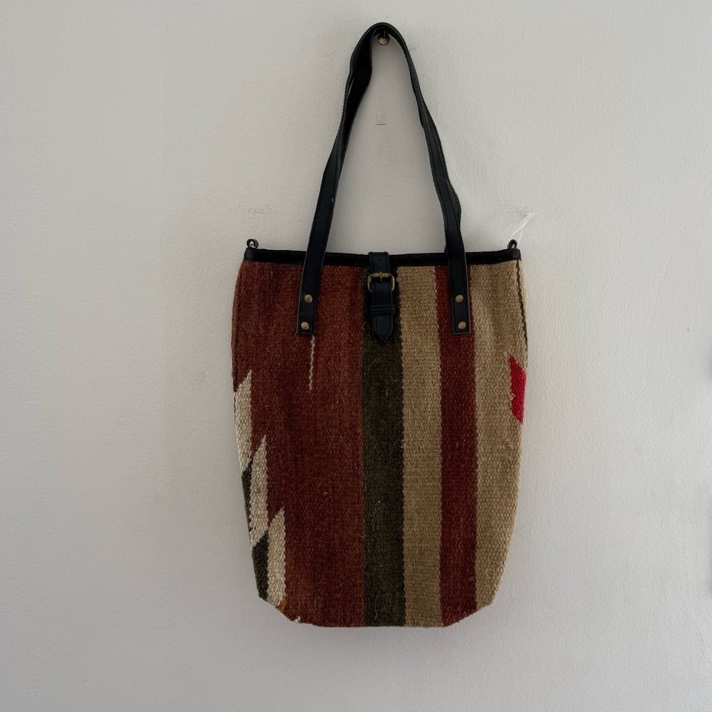Raj Y2K Boho Brown and Tan Tote